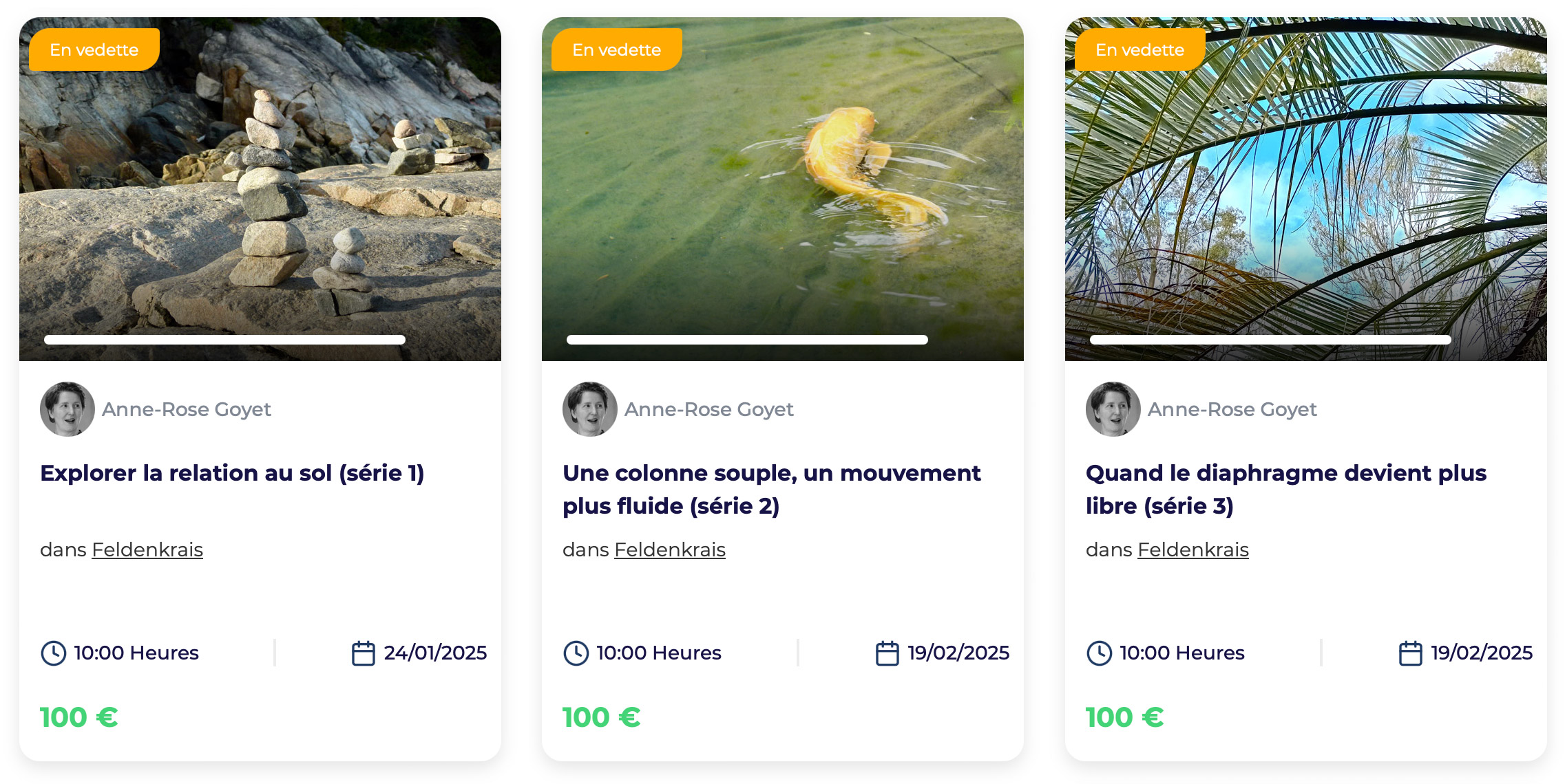 3 s&eacute;ries de PCM th&eacute;matiques