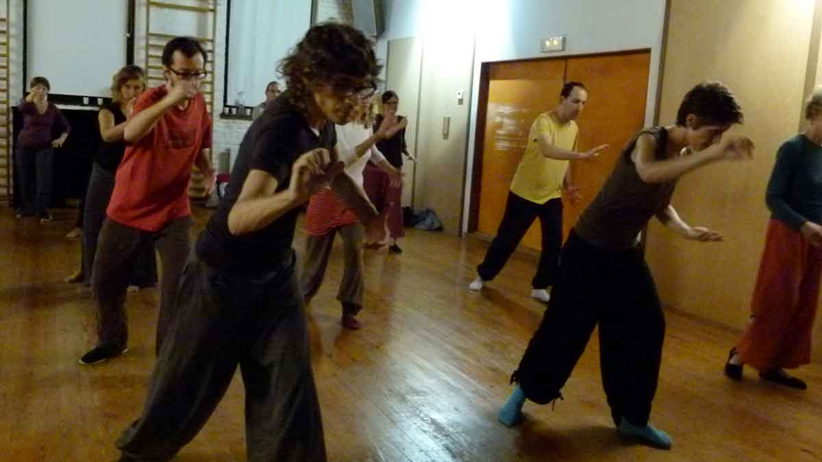 Cours de Tai Chi au dojo